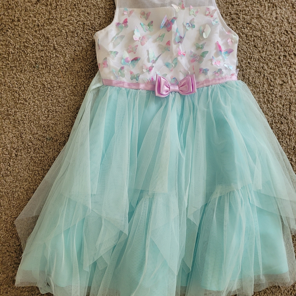 Jona Michelle White Tulle Dress